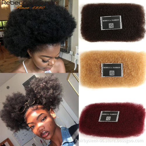 Wholesale Afro Kinky Bulk 100% human brazilian from indian vietnmese raw virgin cuticle aligned hair multiple color
